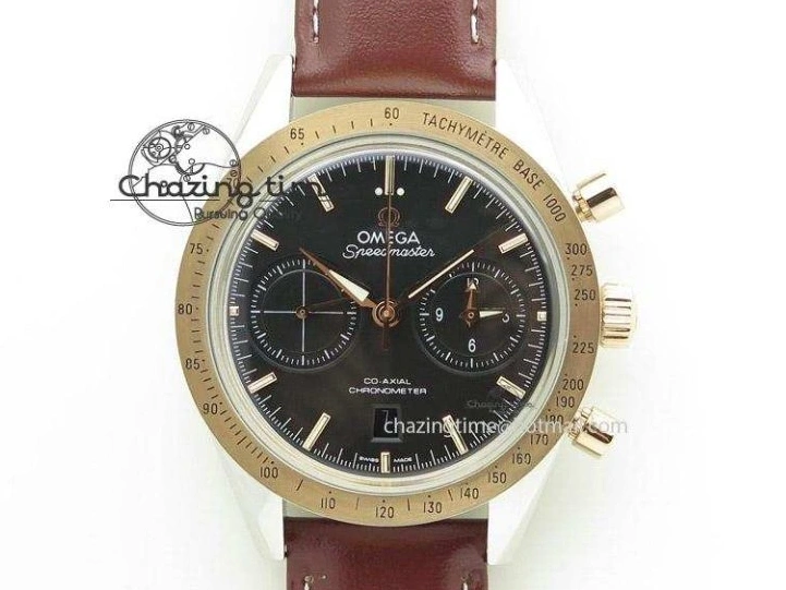 0210 Speedmaster ’57 Co-Axial OMF 1:1 Best Edition Blue Dial White Markers On SS Bracelet A Sustainable 8145